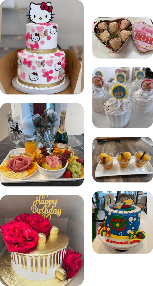 Catering cakes and desserts